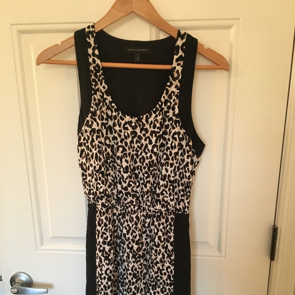 Banana Republic leopard dress XS